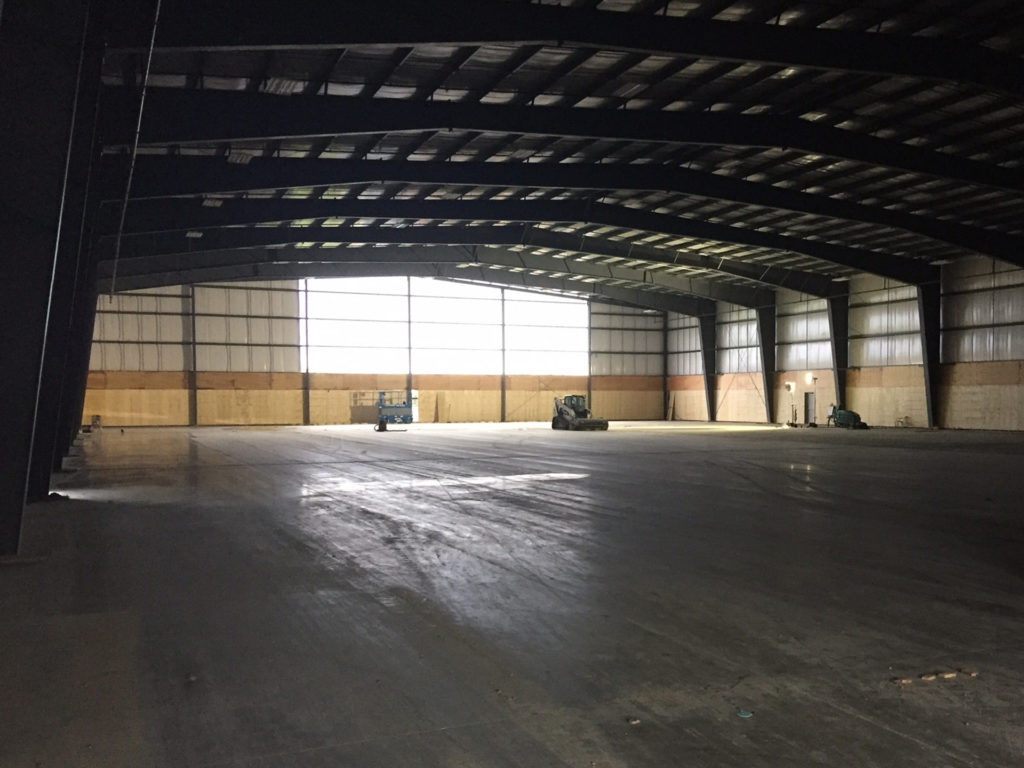 Indoor Flatwork Large Concrete Placement and Finish